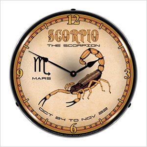 Scorpio Backlit Wall Clock