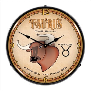 Taurus Backlit Wall Clock
