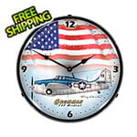 Collectable Sign and Clock Grumman F4F Wildcat Backlit Wall Clock