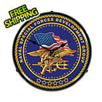 Collectable Sign and Clock Navy Seals Backlit Wall Clock