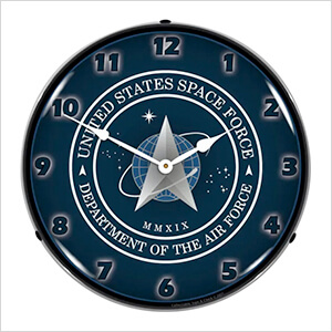 Space Force Backlit Wall Clock