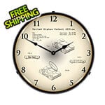 Collectable Sign and Clock 1994 Sony Playstation Patent Blueprint Backlit Wall Clock
