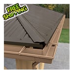 Yardistry Rain Gutter Kit for 12 x 14 Meridian Gazebo