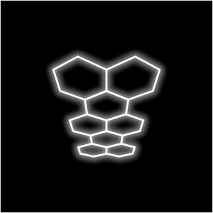 Small Long 8 Hex LED Lighting Kit (12.75' x 5.5')