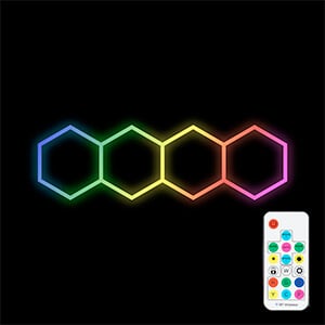 RGB 4 Hex LED Lighting Kit
