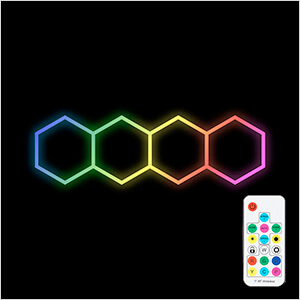 RGB 4 Hex LED Lighting Kit