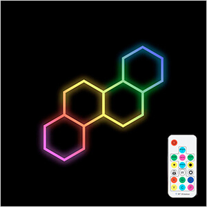 RGB 4 Staggered Hex LED Lighting Kit