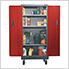 2 x Premier Tall GearBox Garage Cabinet