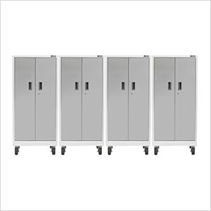 4 x Premier Tall GearLocker Garage Cabinet