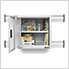 4 x Premier 24-Inch Wall GearBox Garage Cabinet
