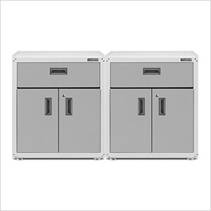 2 x Ready-To-Assemble 28-Inch Base Cabinet