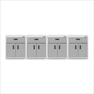 4 x Ready-To-Assemble 28-Inch Base Cabinet