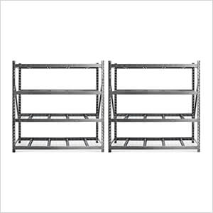 90-Inch Tool-Free Rack Shelving (2-Pack)