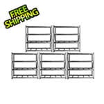 Gladiator GarageWorks 90-Inch Tool-Free Rack Shelving (5-Pack)