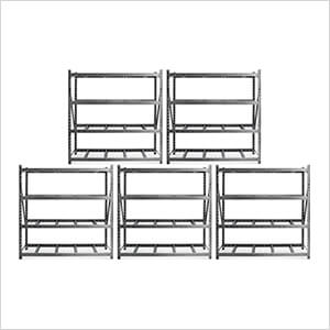 90-Inch Tool-Free Rack Shelving (5-Pack)