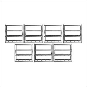 90-Inch Tool-Free Rack Shelving (7-Pack)