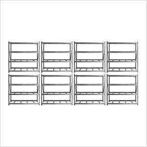 90-Inch Tool-Free Rack Shelving (8-Pack)