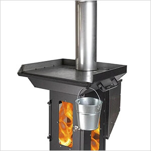 Timber Stoves Pizza Hood for Big and Lil' Timber Pellet Patio Heater