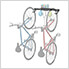 Wall Mounted Bike Rack for 2 Bikes with Storage Shelf