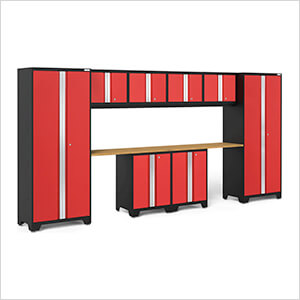BOLD Series 3.0 Red 10-Piece Set with Bamboo Top