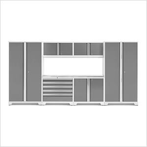 BOLD Series Extra-Wide Platinum 7-Piece Set with Stainless Steel Top