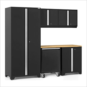 PRO Series 3.0 Black 6-Piece Set with Bamboo Top