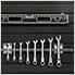 BOLD Series Grey 12-Piece Set with Bamboo Top, Backsplash, LED Lights