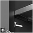 PRO Series 3.0 Black 6-Piece Set with Stainless Steel Top, Slatwall and LED Lights