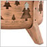 30-Inch Copper Steel Wood Burning Fire Pit with Spark Screen and Fire Poker