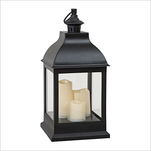 20-Inch Battery Powered Hanging LED Lantern