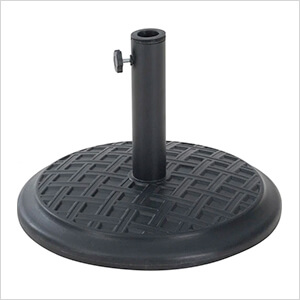 33-Inch Universal Heavy Duty Cement Filled Patio Umbrella Base