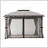 SummerCove 11 x 13 Steel Soft Top Gazebo with LED Light, Bluetooth Sound and Hook