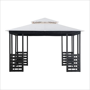 SummerCove 11 x 13 Steel 2-Tier Soft Top Gazebo with Ceiling Hook