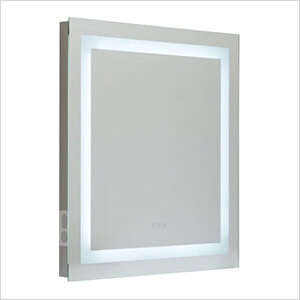 30 in. x 32 in. Modern LED Bathroom Vanity Mirror with Bluetooth Speaker