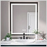 30 in. x 32 in. Modern LED Bathroom Vanity Mirror with Bluetooth Speaker