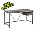 Sunjoy Group 58-Inch Desk with Motion Drawer and Removable Tray