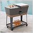 IceCove 80-Quart Rolling Ice Chest Cooler Cart