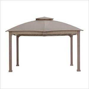 11 x 13 Aluminum Soft Top Gazebo with Sunbrella Fade-Resistant Canopy