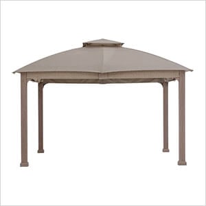 11 x 13 Aluminum Soft Top Gazebo with Sunbrella Fade-Resistant Canopy