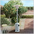 47K BTU Avanti Outdoor Portable Propane Heater with Safety Auto Shut Off Valve and Wheels