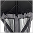 SummerCove 10 x 12 Black Steel Hardtop Gazebo with Hook and Netting