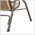 2-Seat Steel Patio Swing Chair with Tilt Canopy