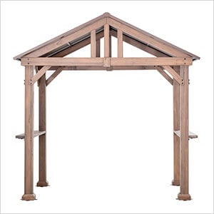 6 x 9 Grill Pavilion Gazebo with Ceiling Hook