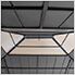 13 x 15 Wood Steel Roof Gazebo with Ceiling Hook