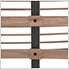 12 x 14 Modern Dark Brown Steel Arc-Shaped Pergola