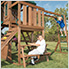 Knightsbridge Plus Wood Complete Play Set