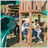 Tellico Terrace Wood Complete Play Set