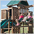Tellico Terrace Wood Complete Play Set