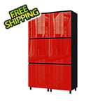 Contur Cabinet 5' Premium Cayenne Red Garage Cabinet System