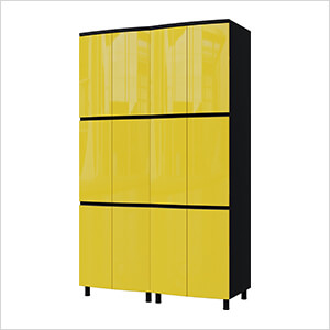 5' Premium Vespa Yellow Garage Cabinet System